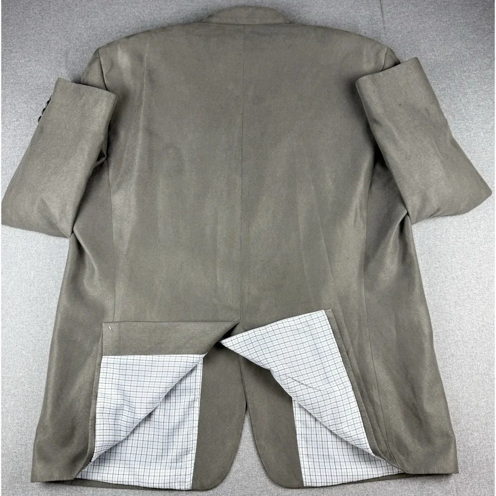 Lauren Ralph Lauren Made to Measure 48R Taupe Sport Coat Blazer 2 Btn